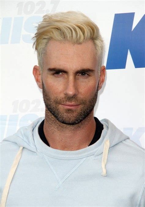 Adam Levine Haircut Blonde