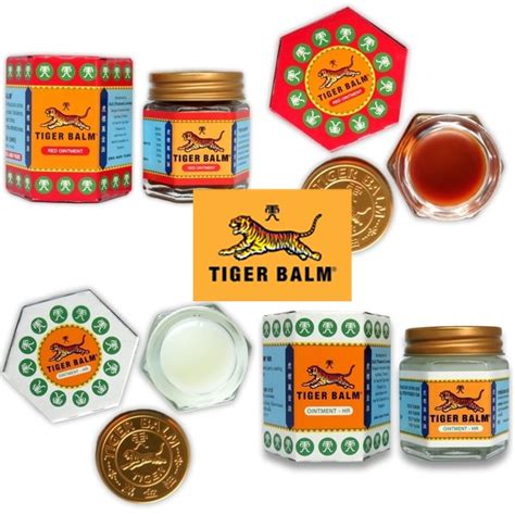 The Authentic Tiger Balm 25 Camphor Only Available Online 30g Thai Massage Ointment Original