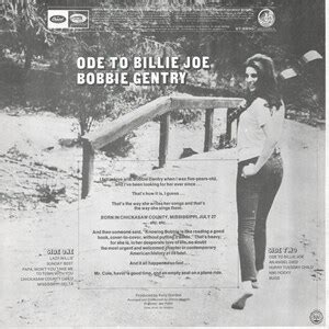 Bobbie Gentry Ode To Billie Joe Vinyl Record Album Lp Etsy