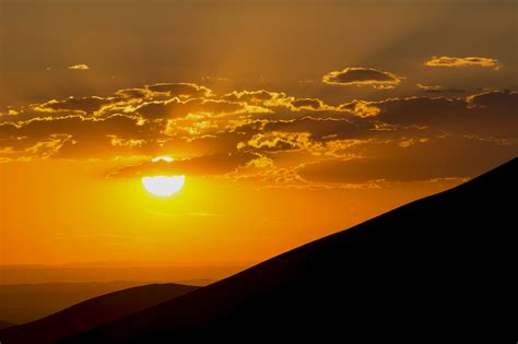 Sunset Over The Sand Dunes Copyright Free Photo By M Vorel Libreshot