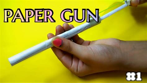 How To Make Paper Gun Diy Gun Youtube