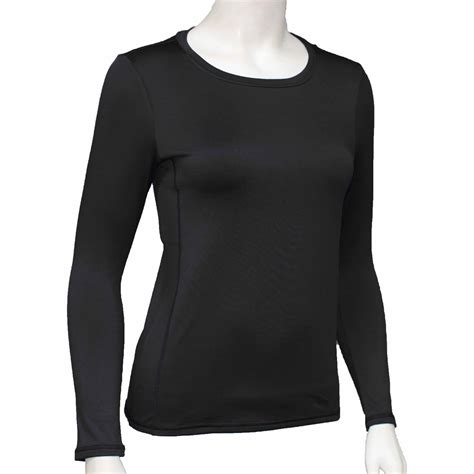 Live Life Ladies Long Sleeve T Shirt Ll5002 Black Sports And Games