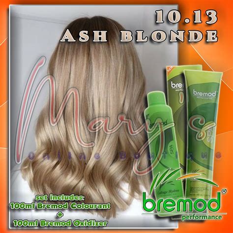 Bremod Hair Color Ash Blonde Ml With Oxidizing Cream Ml