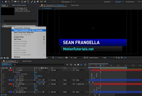 Live Text Templates with After Effects & Premiere Pro CC 2017 — Motion