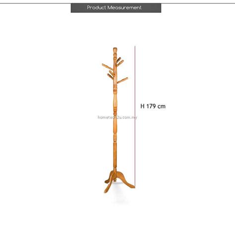 Molla Ch 179 Solid Wood Stand Coat Hanger Floor Standing Coat Racks