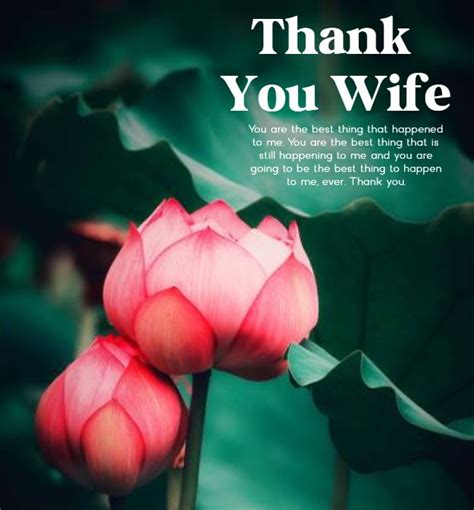115 Heartfelt Thank You Messages For Wife Appreciation Quotes About