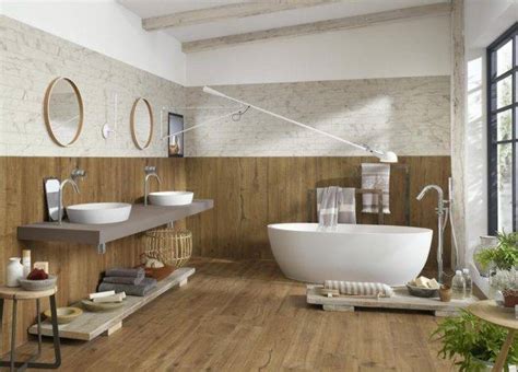 Expand Your Design Horizons With These Wood Tile Bathroom Ideas