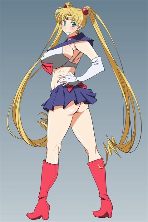 Rule 34 Ass Bishoujo Senshi Sailor Moon Blush Breasts Clothed Erect