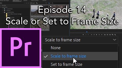 Scale To Frame Size Premiere Pro Shortcut
