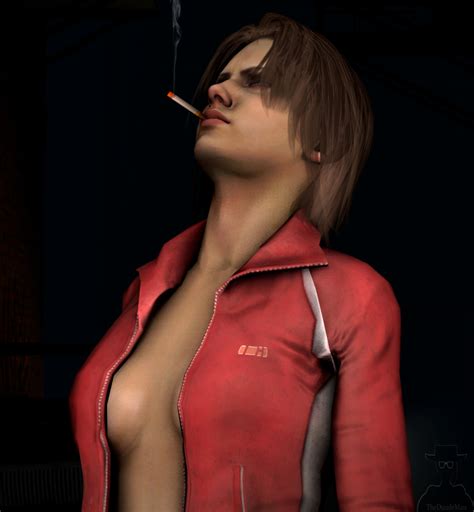 Rule 34 1girls 3d Alternative Hairstyle Breasts Cigarette Cleavage