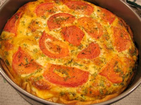 Zucchini Tomato Crustless Quiche Recipesclub
