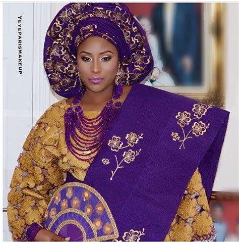 Purple African Wedding Dress