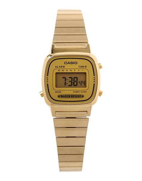 Casio Wrist Watch In Gold Lyst