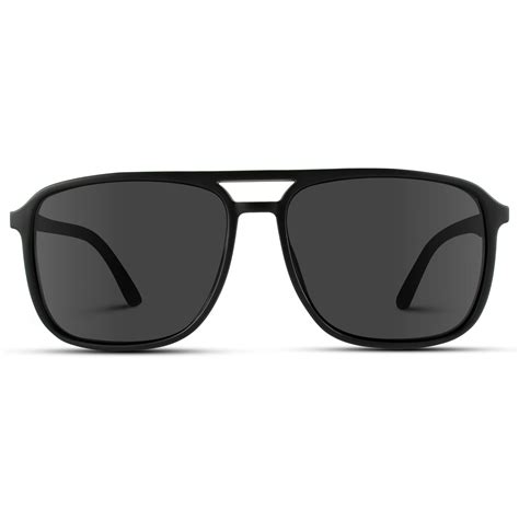 wearme pro polarized modern square aviator sunglasses for men