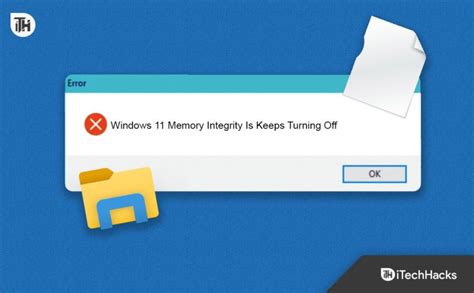 Fix Windows Memory Integrity Is Keeps Turning Off