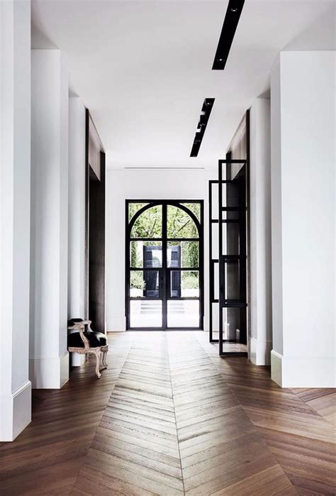 Black Steel Frame Doors Make A Modern Statement In This Melbourne Home