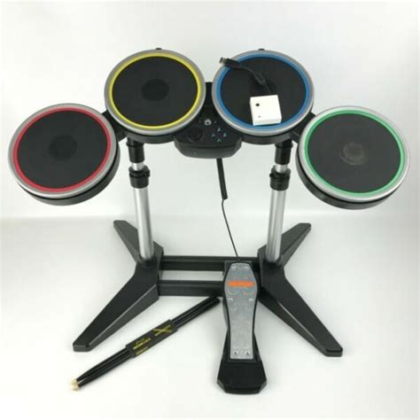 Harmonix Nwdms2 Nintendo Wii Rock Band 2 Wireless Drum Set With Pedal