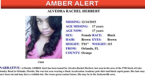 Amber Alert 17 Year Old Orange County Girl Missing May Be Headed To