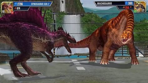 The Giant Brachiosaurus Vs Spinosaurus Gen Dinosaur Battle