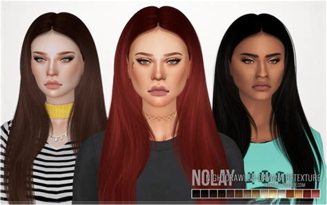 Nightcrawler Dayana Hair Retexture By Nolay At Mod The Sims Sims 4