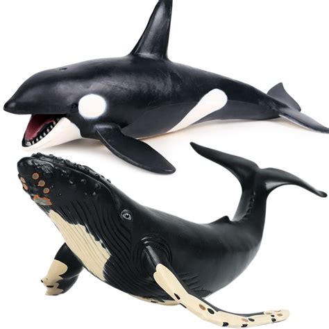 Sea Life Animals Killer Whale Model Action Figures Pvc And Simulation