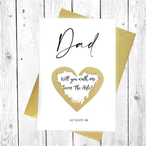 Dad Will You Walk Me Down The Aisle Ceramic Plaque Etsy UK