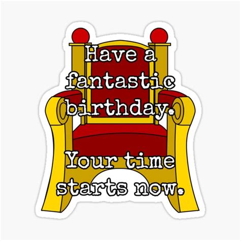 Taskmaster Happy Birthday Have A Fantastic Birthday Your Time Starts