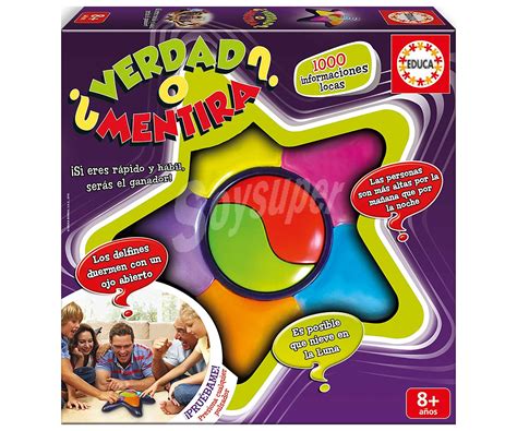 Ronda de juego de verdad o mentira. Educa Verdad O Mentira, Juego de mesa familiar de rapidez ...