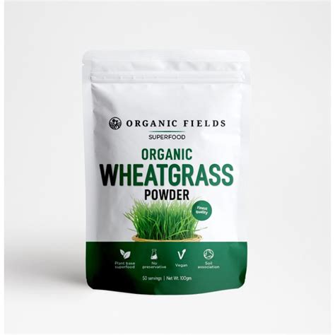 Organic Wheatgrass Powder By Organic Fields Shopee Malaysia