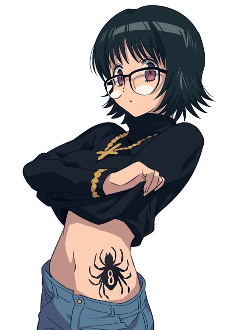 Shizuku Murasaki シズク ムラサキ Hunter X Hunter Anime tattoos Anime Spider tattoo