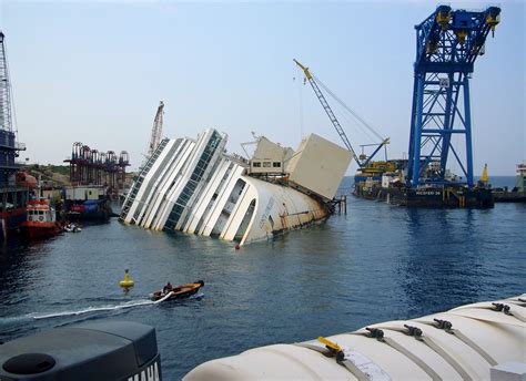 The Italian Cruise Ship Costa Concordia Capsized And Sank After