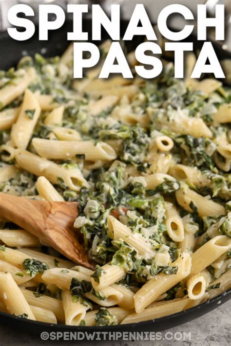 Recipe Pasta Cream Cheese Spinach
