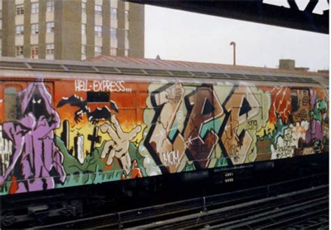Nyc Subway Graffiti 1970s Mid 1990s — ‘hell Express By Lee Lexington