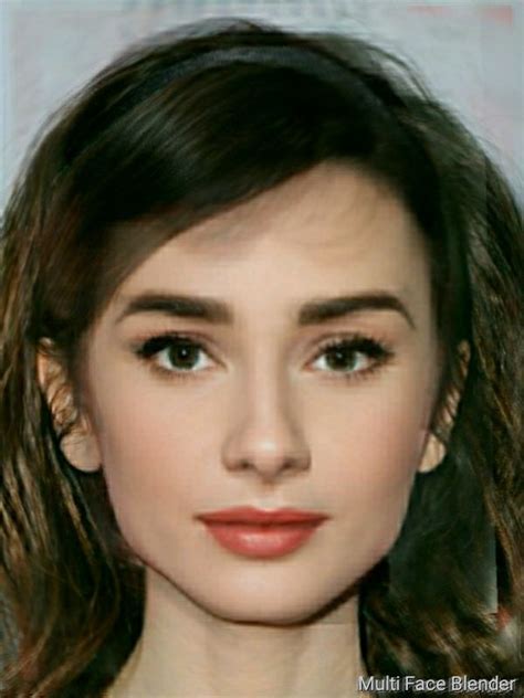 I Made A Morph Of Audrey Hepburn And Lily Collins Thoughts And Who Do