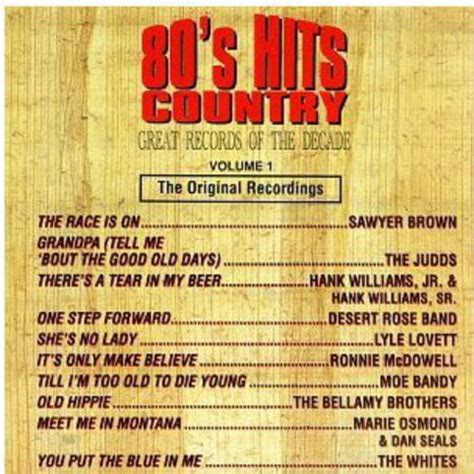 80 s country hits 1 various cd