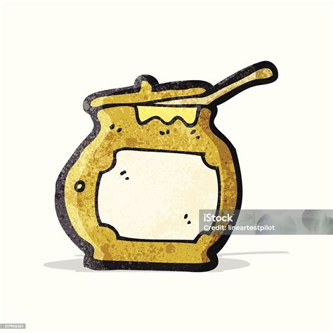 Cartoon Honey Pot Stock Illustration Download Image Now Bizarre Clip Art Cultures Istock