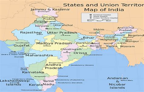 State Capitals Of India Worldatlas