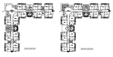 Hostel Bedroom Floor Plan Autocad Drawing Download Dwg File Cadbull