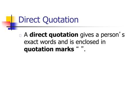 Ppt Quotations And Quotation Marks Powerpoint Presentation Free