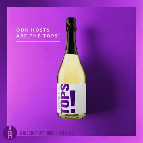 a bottle of wine sitting on top of a purple background with the words hops