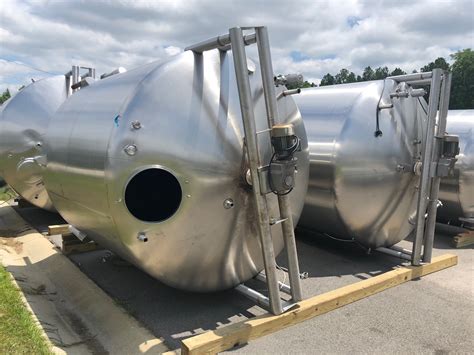 Cherry Burrell 4000 Gallon Vertical Stainless Steel Tanks 2 Available