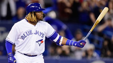 He is the son of former mlb player and hall of famer vladimir guerrero sr. ICYMI: Vladimir Guerrero Jr. Breaks HR Derby Record - BIGPLAY.com