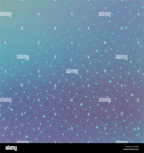 Geometric Abstract Background With Connected Lines And Dots For Your