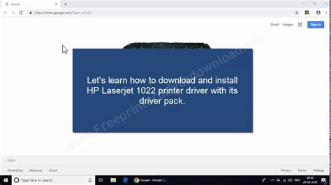 How to download and install. How to install hp laserjet 1022 printer in Windows 7 using its online driver pack - YouTube