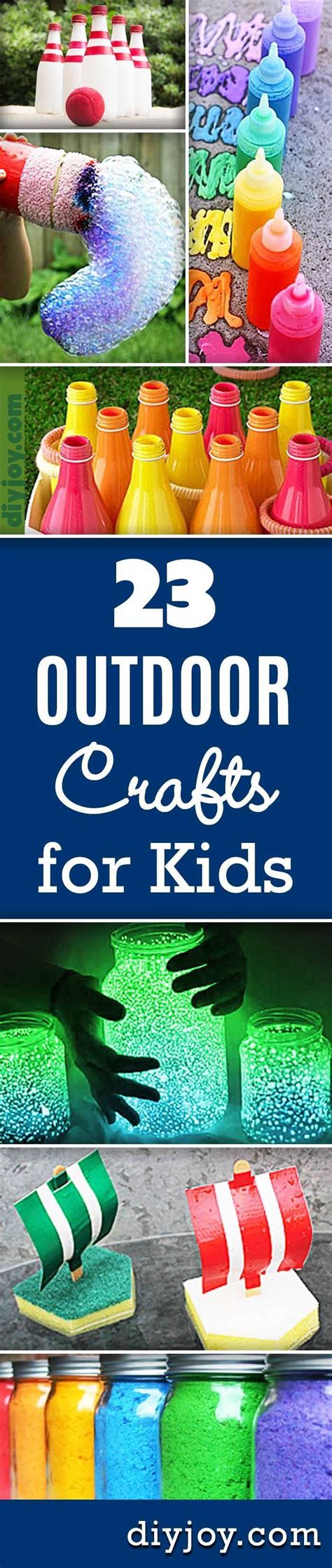 23 Fun Outdoor Crafts For Kids Summer Crafts For Kids Outdoor Crafts