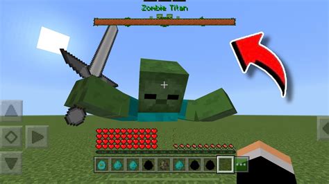 Zombie Titan Titan Zombies Mod In Minecraft Pe Youtube