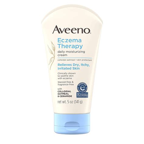 Aveeno Eczema Therapy Moisturizing Cream Helps Skin Protectant 5 Oz 6