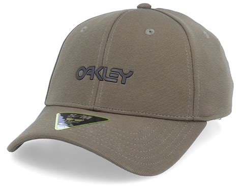 Metallic New Dark Brush Green Flexfit Oakley Cap Hatstore Ch