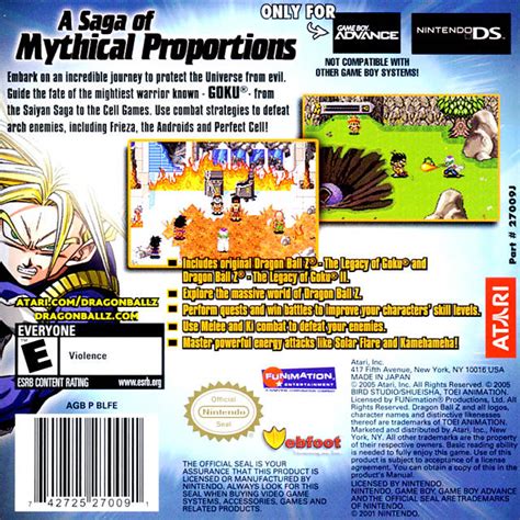 We did not find results for: Dragon Ball Z: The Legacy of Goku I & II Box Shot for Game Boy Advance - GameFAQs