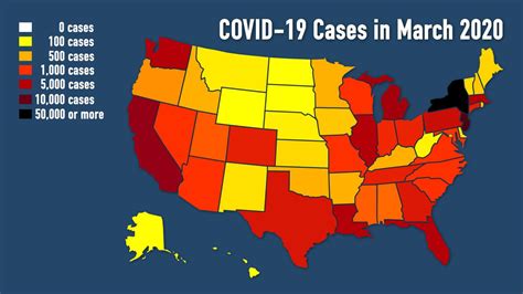 One Month With Covid 19 Coronavirus In The United States In March 2020